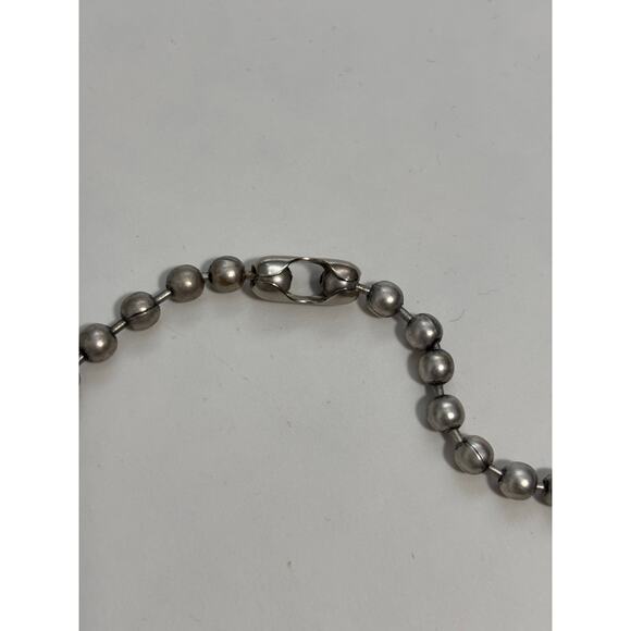 Women's Silver Tone Teardrop Pendant Iridescent Jewel Necklace Whimsigoth Emo - Picture 4 of 6